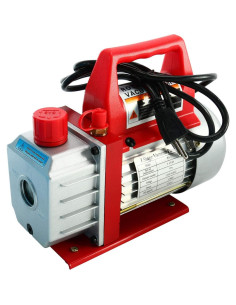 Bomba de vacío YaeKoo 1/4HP 3CFM con manómetro y mangueras 2