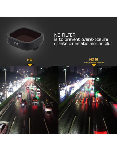 Filtro Snorkel GEPULY para GoPro Hero 13 Black - 4 Filtros ND y CPL