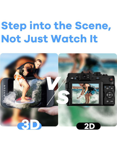 Cámara VR 3D KanDao QooCam EGO 24MP 4K 60FPS Negra