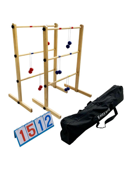 Juego de Lanzamiento de Escalera Enjoyard con 6 Bolas y Marcador Juego de Lanzamiento de Escalera Enjoyard con 6 Bolas y Marcador
