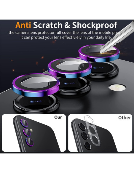 Protector de Lente de Cámara Xiaomi 14T Zeking Vidrio Templado 9H Protector de Lente de Cámara Xiaomi 14T Zeking Vidrio Templado 9H
