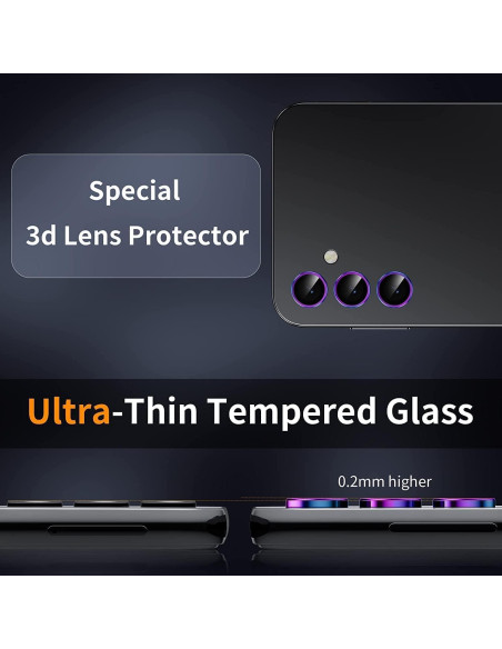 Protector de Lente de Cámara Xiaomi 14T Zeking Vidrio Templado 9H Protector de Lente de Cámara Xiaomi 14T Zeking Vidrio Templado 9H
