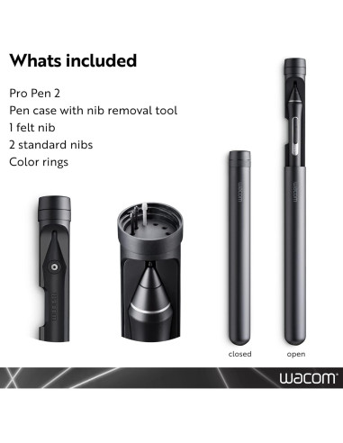 Wacom Pro Pen 2 KP504E con estuche y 8192 niveles