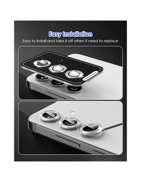 Protector de Lente de Cámara Kanosan para Galaxy S25 9H Protector de Lente de Cámara Kanosan para Galaxy S25 9H