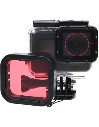 Filtros de Lentes Submarinos Reflex Camera para GoPro Hero 7/6/5
