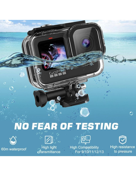 Kit de Accesorios para Gopro Hero 13 - Funda Impermeable y Filtros Kit de Accesorios para Gopro Hero 13 - Funda Impermeable y Filtros