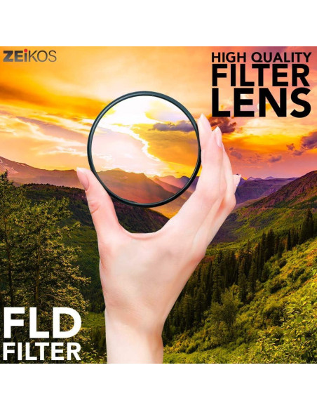 Kit de Filtros de 52mm Zeikos ZE-FLK52 UV-CPL-FLD 3 Piezas Kit de Filtros de 52mm Zeikos ZE-FLK52 UV-CPL-FLD 3 Piezas