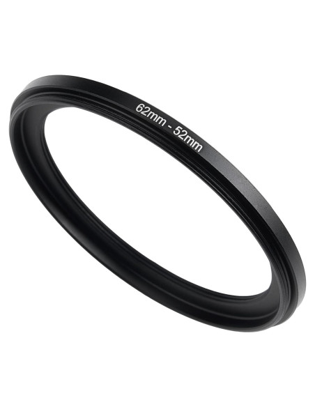 Anillo Adaptador de Filtro 62mm a 52mm BETUYESS Anillo Adaptador de Filtro 62mm a 52mm BETUYESS