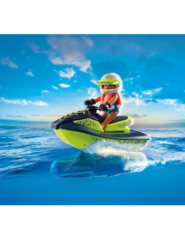 Barco de Bomberos Playmobil 71464 con Scooter Acuático