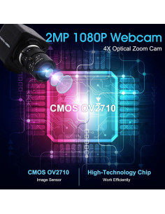 Cámara USB 1080P Varifocal 2.8-12mm Webcamera USB 2