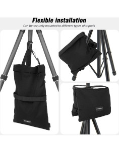 Bolsa de peso para fotografía XAMOREST 7kg portátil negra 2