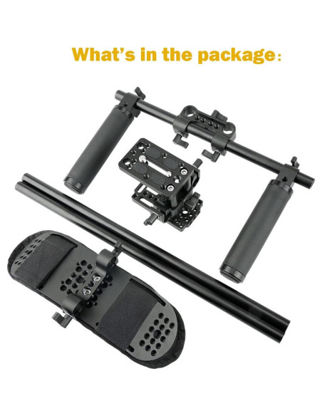 Sistema de Soporte para Hombro Niceyrig 173 con Varillas 15mm Sistema de Soporte para Hombro Niceyrig 173 con Varillas 15mm