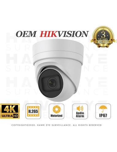 Cámara IP de Seguridad 4K Hikvision 8MP Varifocal 2.8-12mm