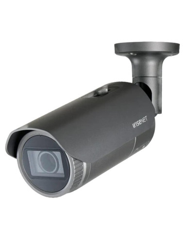 Cámara Bullet IR HANWHA QNO-8080R 5MP Lente Varifocal 3.2-10mm