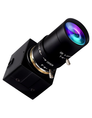 Cámara USB Varifocal 5MP 2.8-12mm Webcam Ajustable