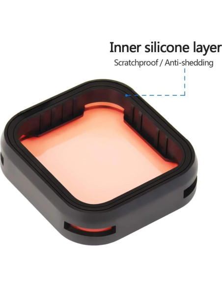 Juego de Filtros de Lente SOONSUN para GoPro Hero 5 6 7 - ND8, Rojo, Magenta Juego de Filtros de Lente SOONSUN para GoPro Hero 5 6 7 - ND8, Rojo, Magenta