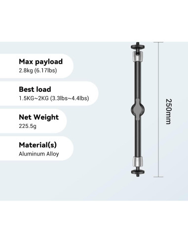 Brazo Mágico Articulado SmallRig 2066B 24.89 cm Ajustable