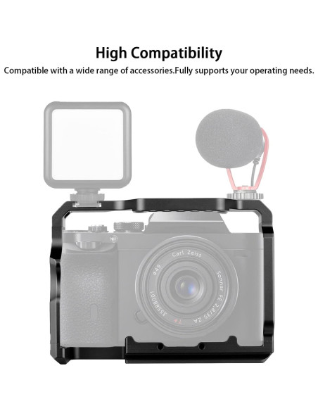 Jaula de cámara de aluminio Kalofaye para Sony A7 M3/A7II Jaula de cámara de aluminio Kalofaye para Sony A7 M3/A7II