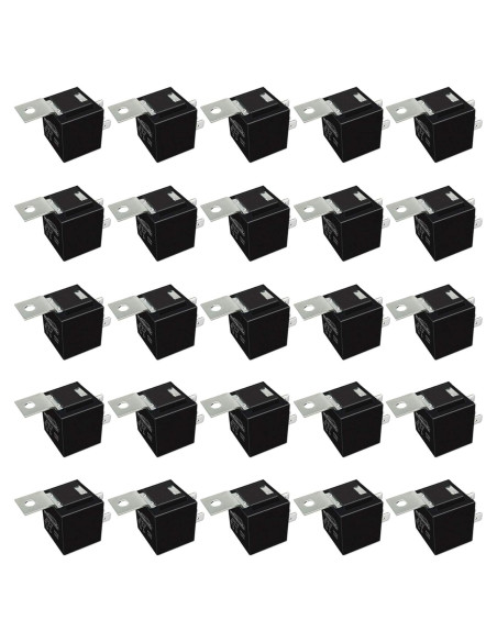 Kit de Relé iRhapsody 12V 5 Pines 40A Paquete de 25 Unidades Kit de Relé iRhapsody 12V 5 Pines 40A Paquete de 25 Unidades