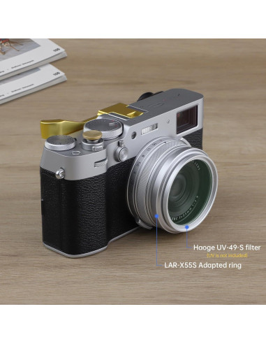 Anillo Adaptador de Filtro 49mm Haoge para Fujifilm X100V/X100VI