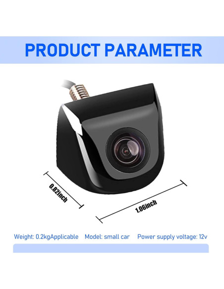 Cámara de Vista Trasera Flygun FUNSXT1000BL HD Universal Cámara de Vista Trasera Flygun FUNSXT1000BL HD Universal