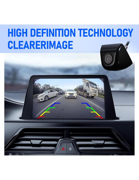 Cámara de Vista Trasera Flygun FUNSXT1000BL HD Universal Cámara de Vista Trasera Flygun FUNSXT1000BL HD Universal