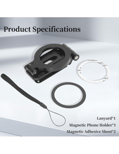 Soporte de trípode magnético FIFIELD para iPhone 12-16 Pro Max