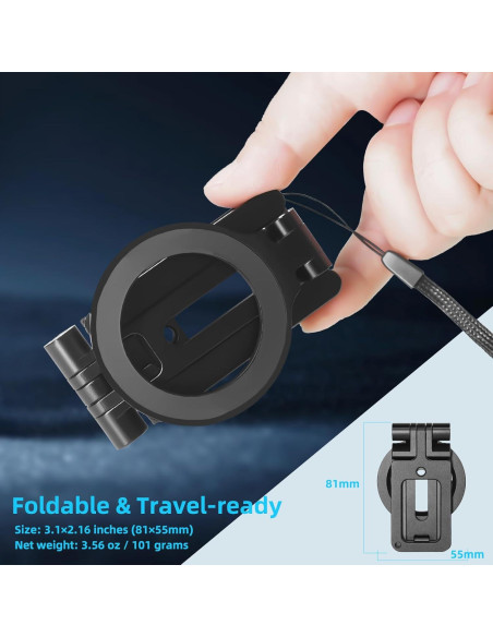 Soporte de trípode magnético FIFIELD para iPhone 12-16 Pro Max Soporte de trípode magnético FIFIELD para iPhone 12-16 Pro Max