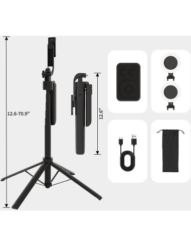 Trípode con seguimiento facial automático DreamPigeon 180 cm