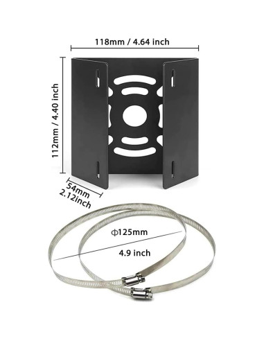 Soporte Universal Vertical para Cámara de Seguridad BK08