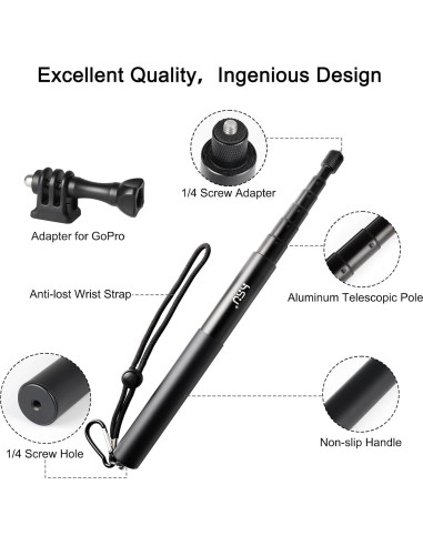 Palo de Selfie Invisible HSU 150cm para Insta360 y GoPro