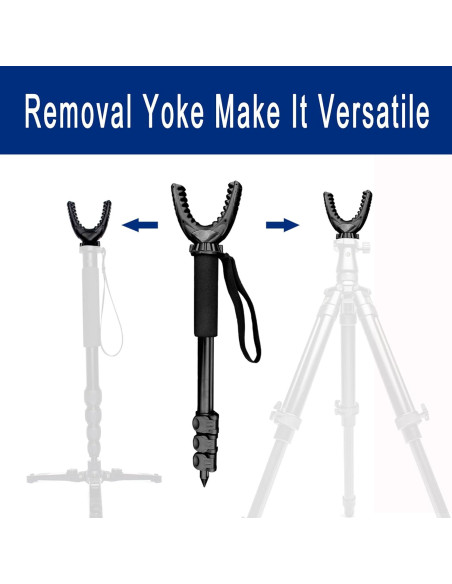 Monopod de Aluminio AUSCAMOTEK 101.6 cm para Caza y Fotografía Monopod de Aluminio AUSCAMOTEK 101.6 cm para Caza y Fotografía