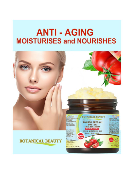 Manteca de Aceite de Semilla de Tomate Belleza Botánica 120 ml Manteca de Aceite de Semilla de Tomate Belleza Botánica 120 ml