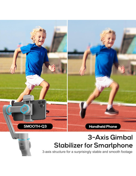 Estabilizador Zhiyun Smooth Q3 para Smartphone 3 Ejes con Luz Estabilizador Zhiyun Smooth Q3 para Smartphone 3 Ejes con Luz
