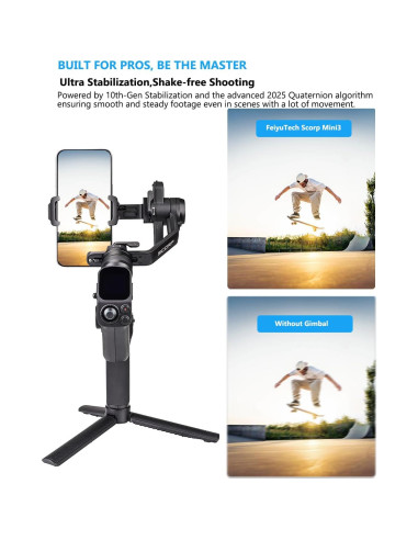Estabilizador de Cardán FeiyuTech Scorp MINI 3 para Smartphone