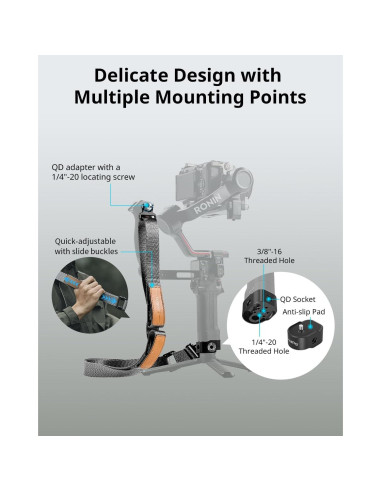 Correa de Hombro SmallRig 4118-SR para Gimbal DJI RS2/RS3