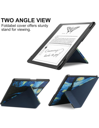 Funda KuRoKo para Kindle Scribe 10.2" Cielo Estrellado