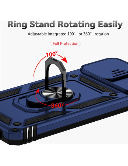 Funda Militar para Motorola G Power 2023 - Protección Grado Militar Azul Marino Funda Militar para Motorola G Power 2023 - Protección Grado Militar Azul Marino