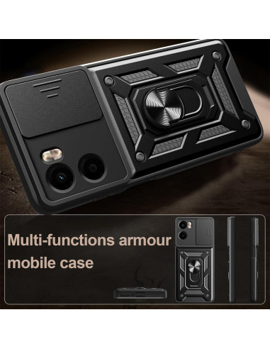 Funda Grado Militar CCSmall para Motorola Moto G05 Negra