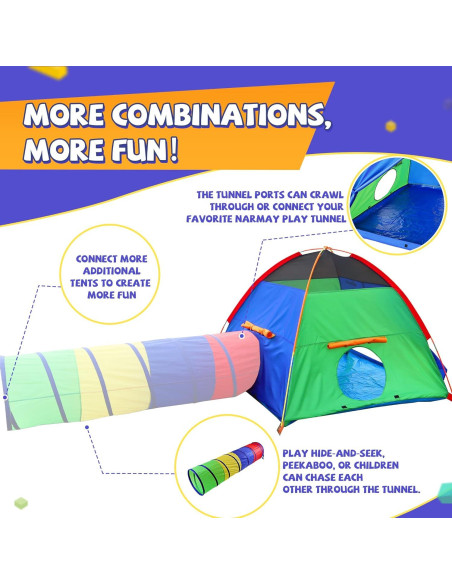 Tienda de Juego NARMAY Domo 152x152x112cm para Niños Tienda de Juego NARMAY Domo 152x152x112cm para Niños
