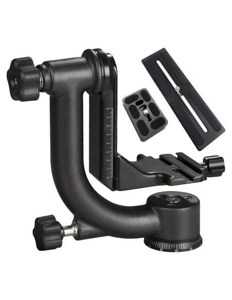 Cabezal de trípode Movo GH800 MKII fibra de carbono 15 kg Cabezal de trípode Movo GH800 MKII fibra de carbono 15 kg