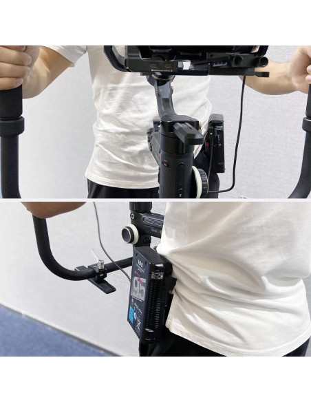 Placa de Batería V-Mount SmallRig 2990 con Clip de Cintura Placa de Batería V-Mount SmallRig 2990 con Clip de Cintura