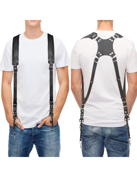 Arnés Doble para Cámara Jumyee con Correas Ajustables - Negro Arnés Doble para Cámara Jumyee con Correas Ajustables - Negro