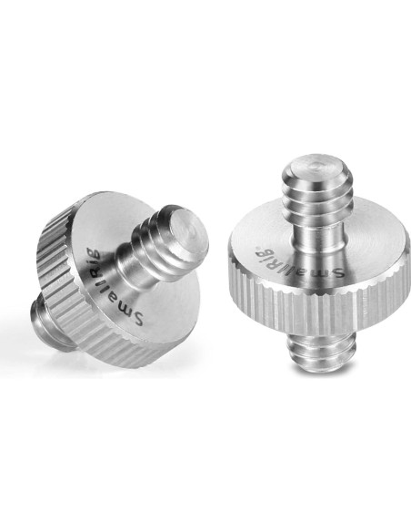 Adaptador Tornillo Macho Doble 1/4" SMALLRIG 2 Piezas Adaptador Tornillo Macho Doble 1/4" SMALLRIG 2 Piezas