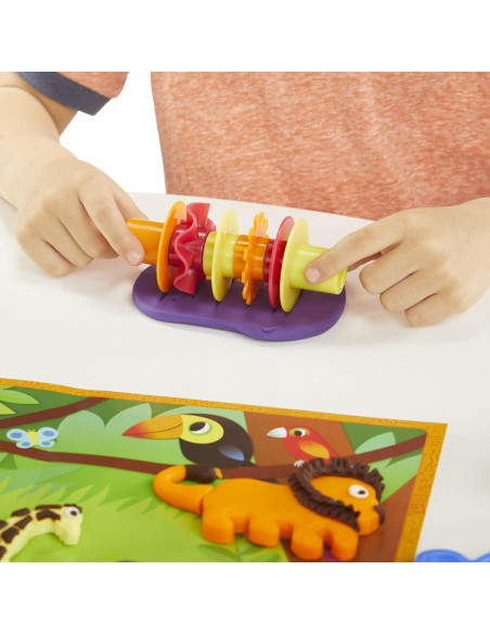 Juego de Aventura Animal Play-Doh 45 Herramientas 10 Colores Juego de Aventura Animal Play-Doh 45 Herramientas 10 Colores