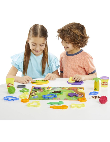 Juego de Aventura Animal Play-Doh 45 Herramientas 10 Colores Juego de Aventura Animal Play-Doh 45 Herramientas 10 Colores