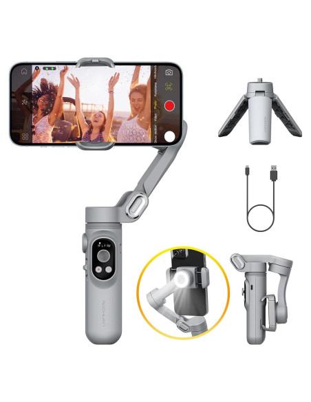 Gimbal Estabilizador AOCHUAN SMART X 3 Ejes con Luz LED Gimbal Estabilizador AOCHUAN SMART X 3 Ejes con Luz LED