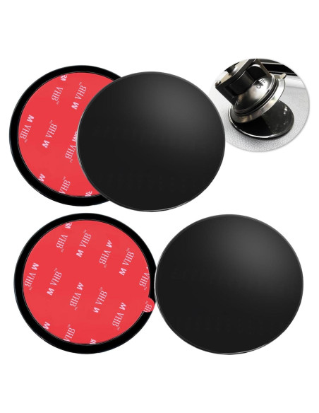 Paquete de 4 Discos Adhesivos para Tablero AYWFEY 95mm Paquete de 4 Discos Adhesivos para Tablero AYWFEY 95mm