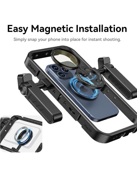 Kit de soporte de video ULANZI MG-001 para smartphone con MagSafe Kit de soporte de video ULANZI MG-001 para smartphone con MagSafe