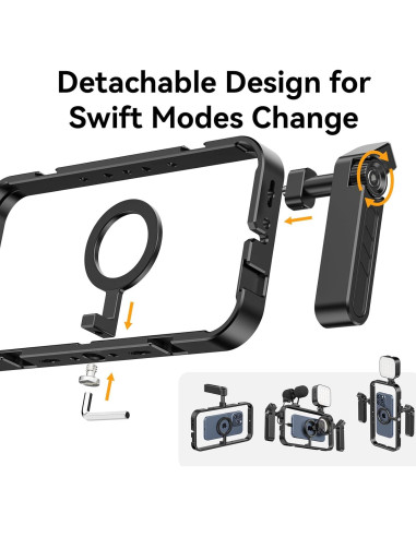 Kit de soporte de video ULANZI MG-001 para smartphone con MagSafe